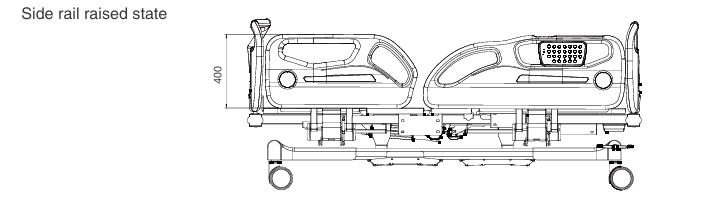 ステップ 4 では、適切な位置に達するまでサイド レールの角度と高さを調整します。